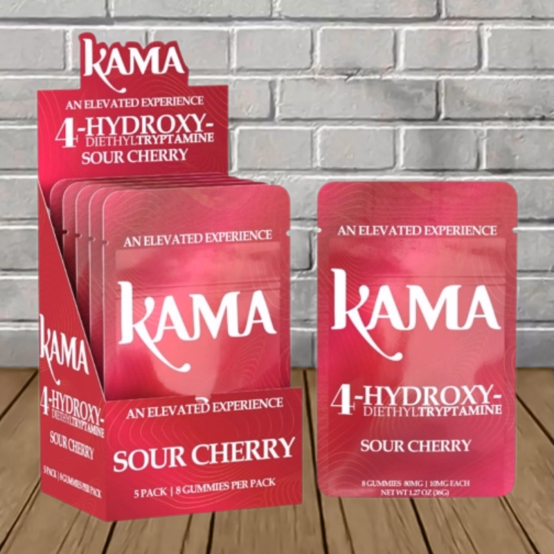 KAMA 4-Hydroxy Mushroom Gummies – Blue Razz (8ct | 80mg) - Image 3