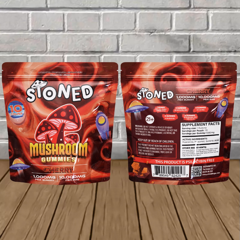 Stoned Mushroom Gummies 10000mg - Image 2