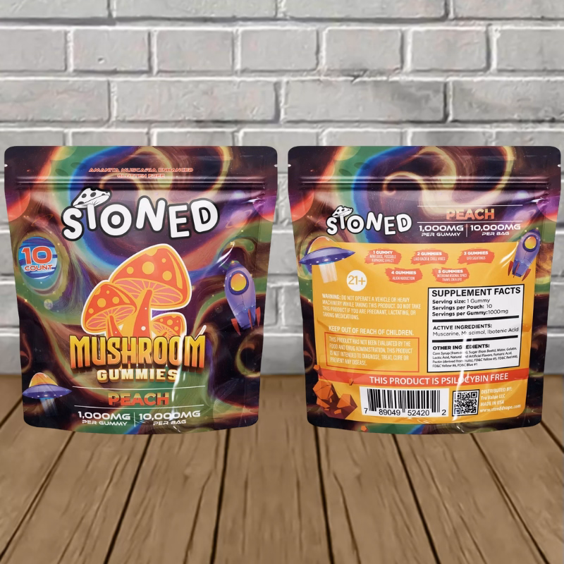 Stoned Mushroom Gummies 10000mg - Image 3