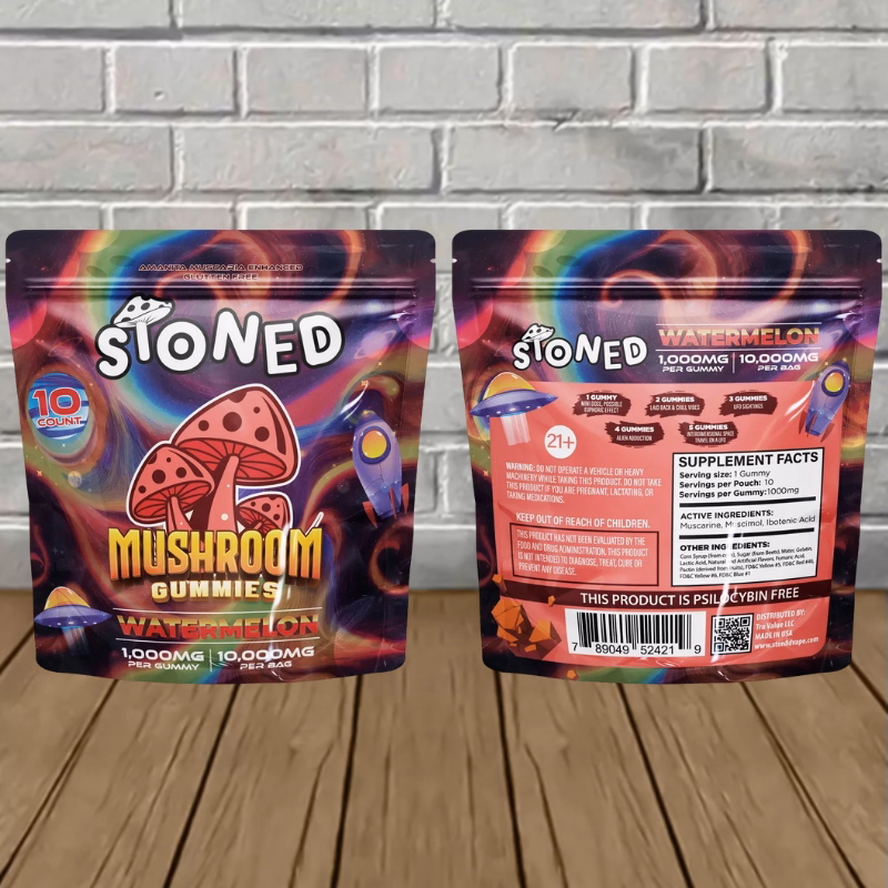 Stoned Mushroom Gummies 10000mg - Image 4