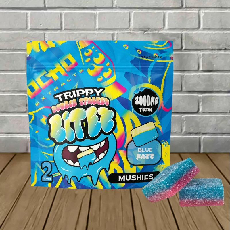 Trippy BITEZ Double Stacked Mushies 2000mg - Image 3